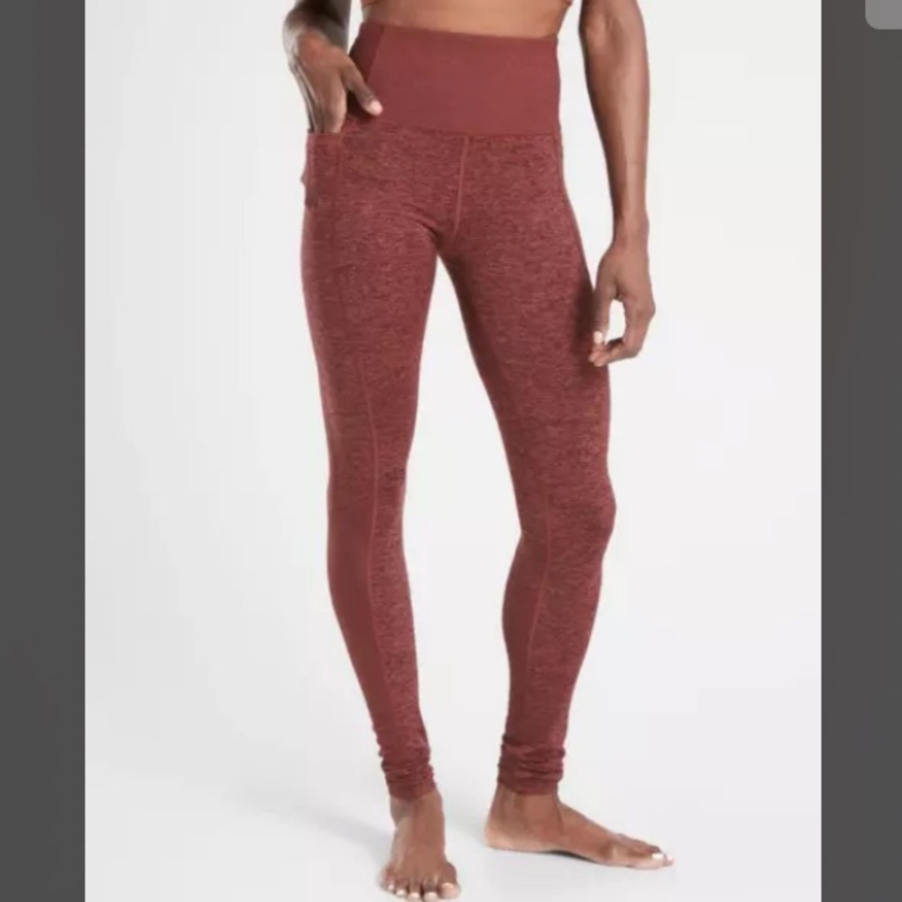 ATHLETA EXHALE STASH POCKET HEEL TIGHT LEGGING M
